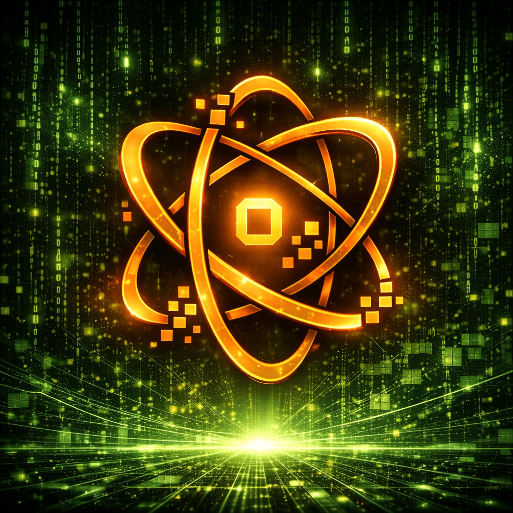 ATOMiK assistant concept visual holding a chip